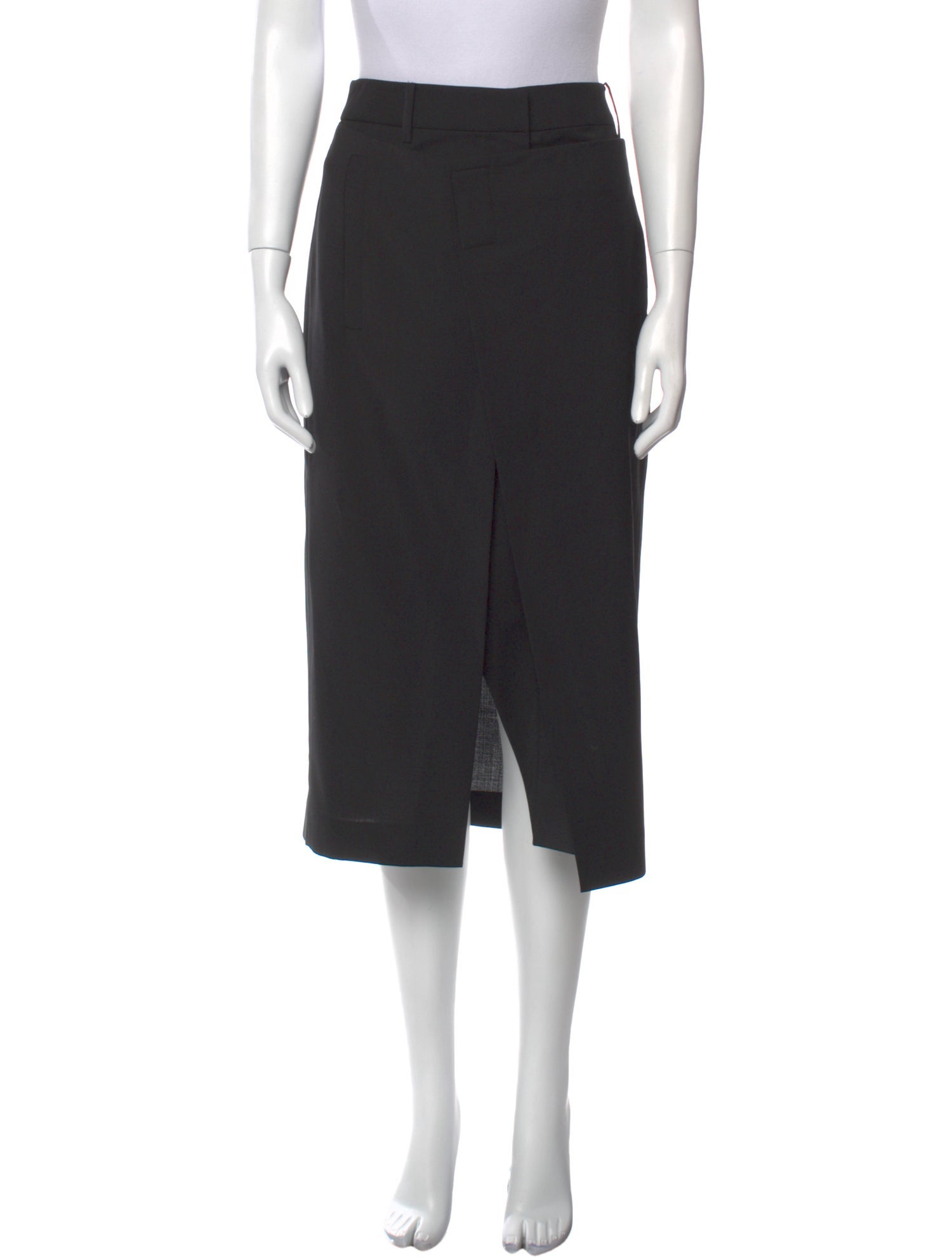 Tibi Cutout Accent Midi Length Skirt