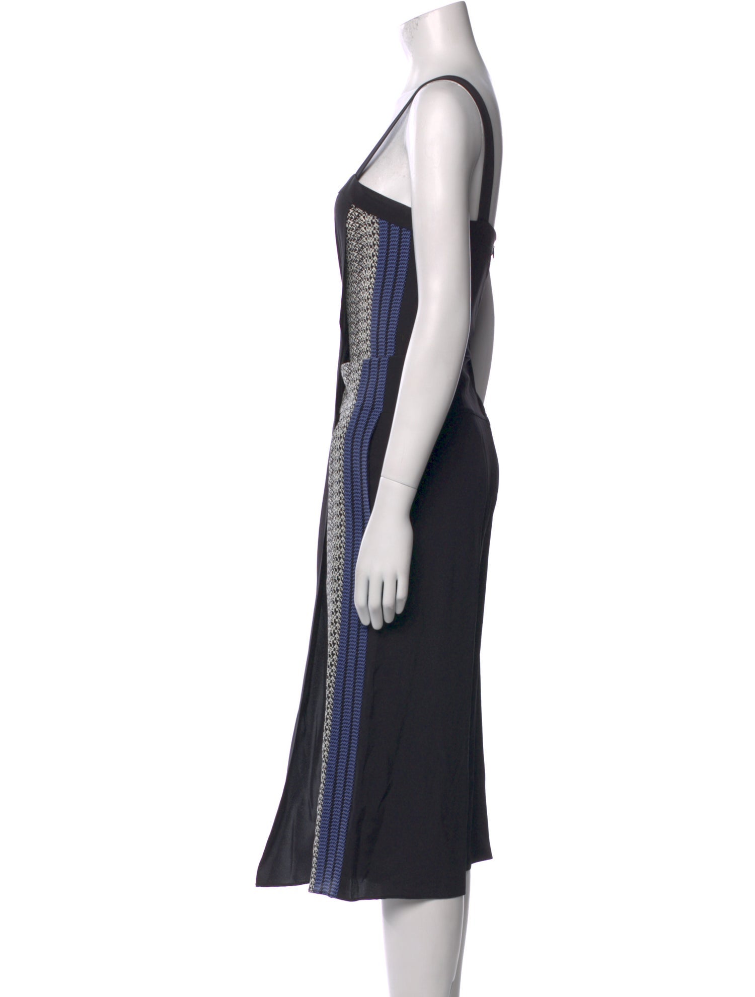 Tibi Silk Square Neckline Jumpsuit