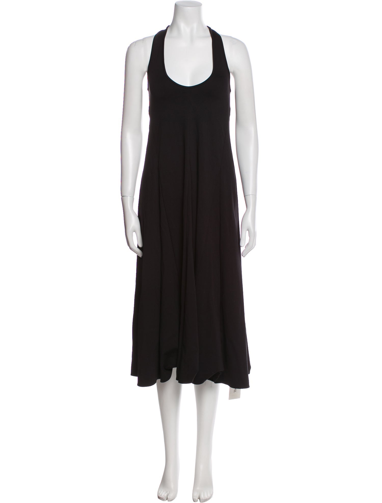 Tibi Scoop Neck Long Dress