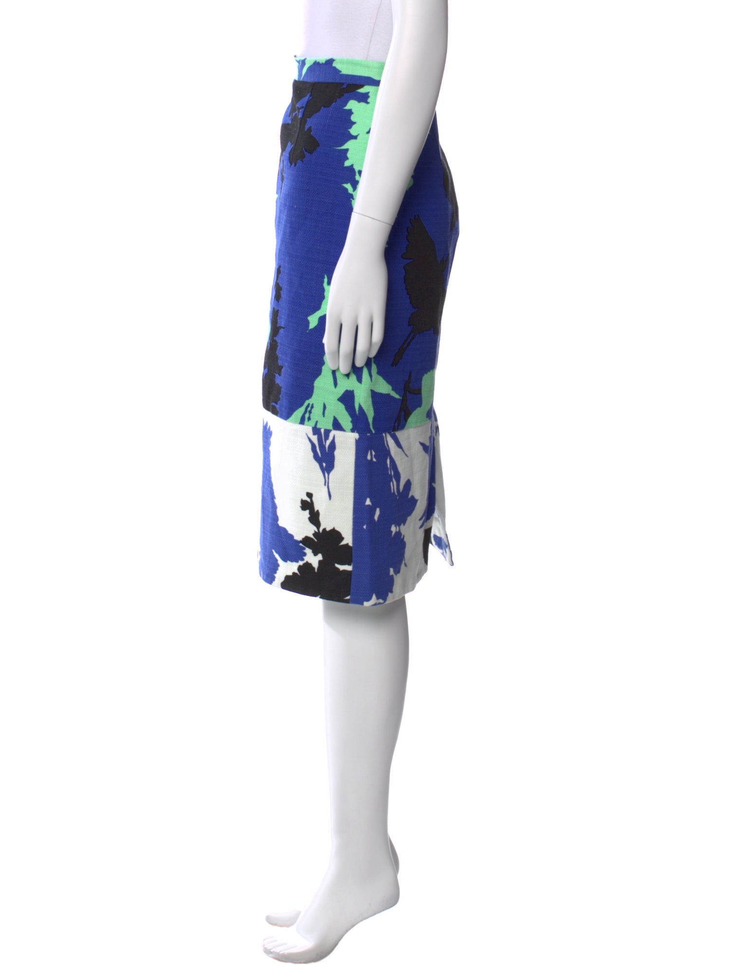 Tibi Printed Knee-Length Skirt