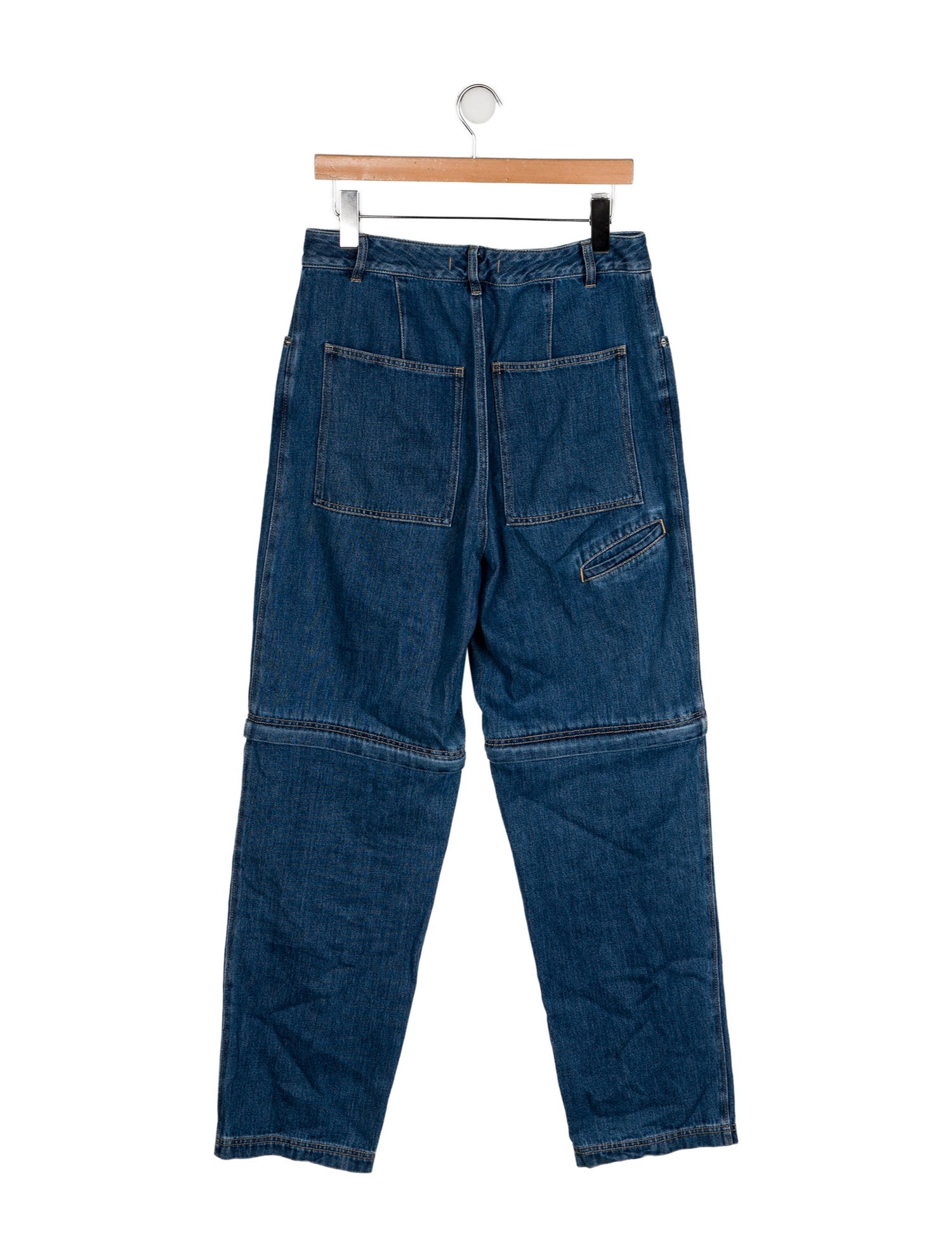 Tibi High-Rise Wide Leg Jeans
