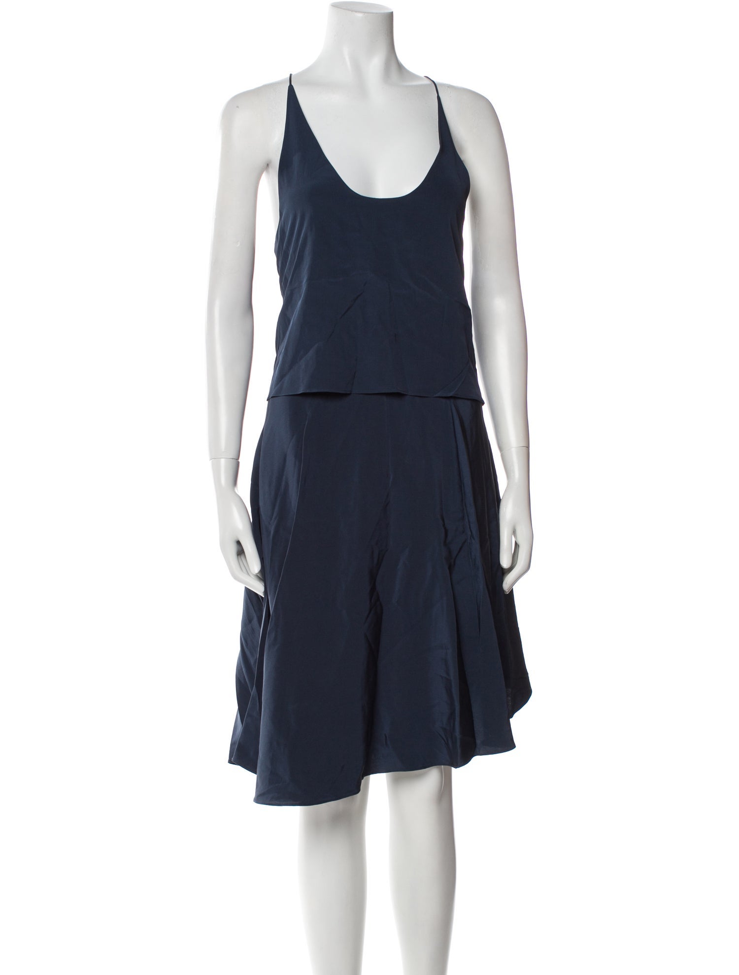 Tibi Silk Midi Length Dress