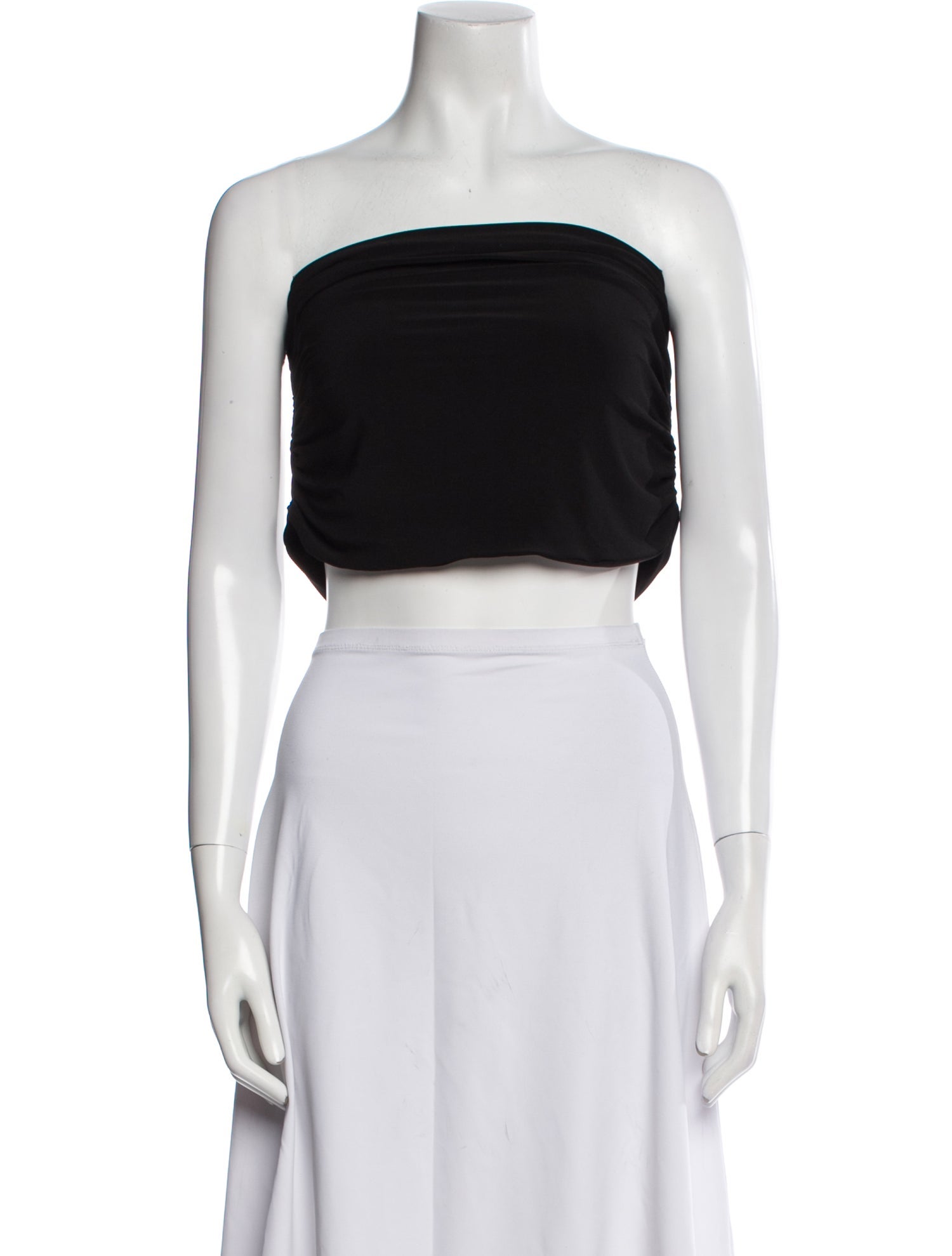 Tibi Strapless Crop Top