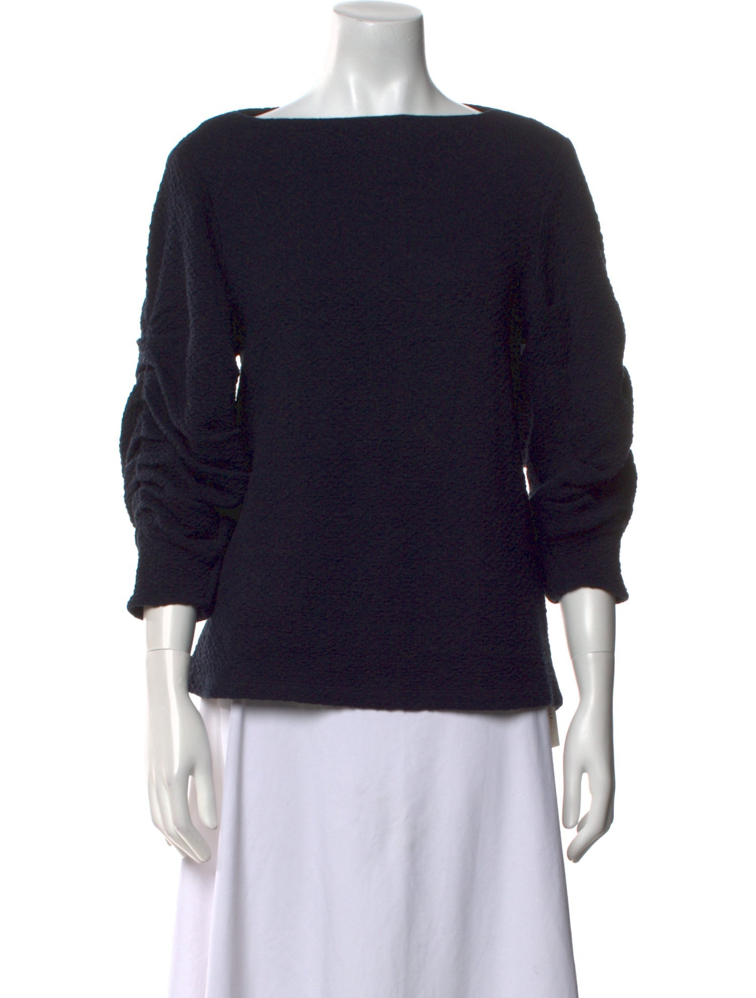 Tibi Bateau Neckline Sweater