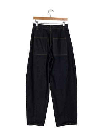 Tibi High-Rise Wide Leg Jeans