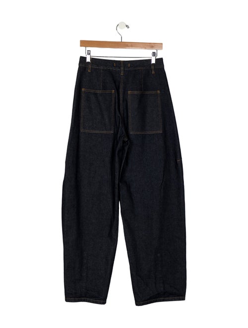 Tibi High-Rise Wide Leg Jeans