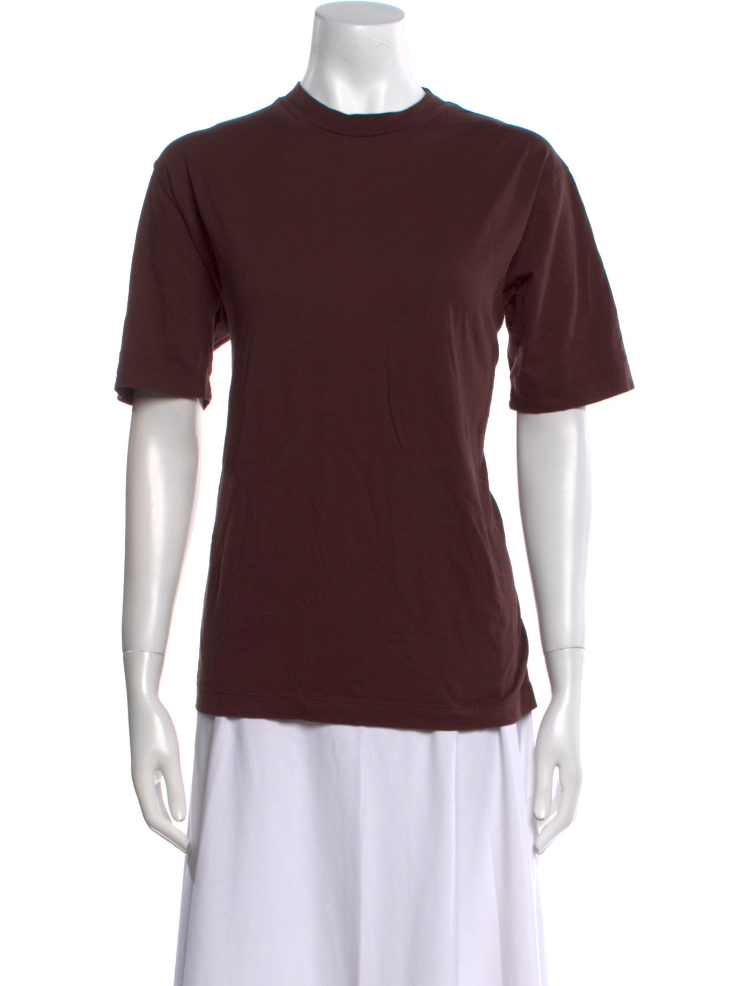 Tibi Crew Neck Short Sleeve T-Shirt