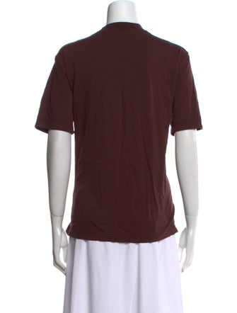 Tibi Crew Neck Short Sleeve T-Shirt