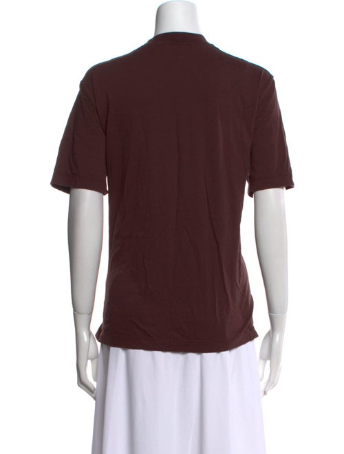 Tibi Crew Neck Short Sleeve T-Shirt