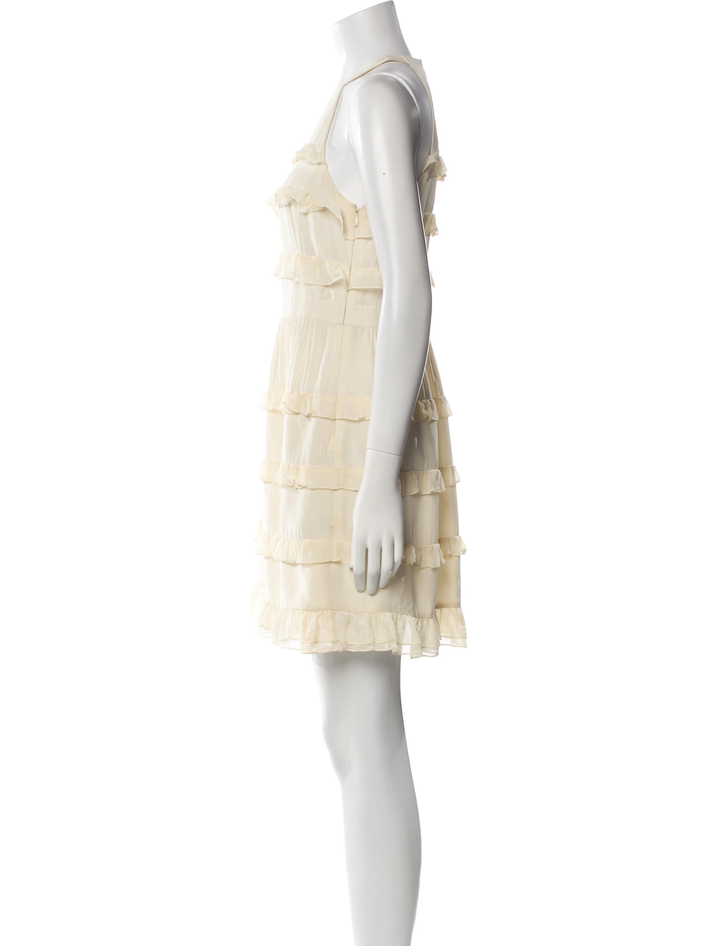 Tibi Silk Knee-Length Dress