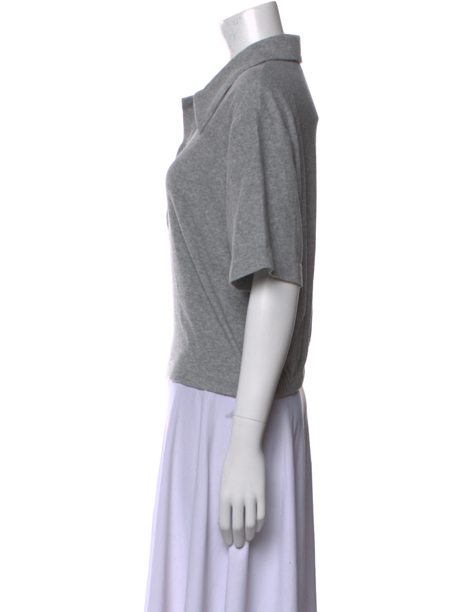 Tibi Short Sleeve Polo