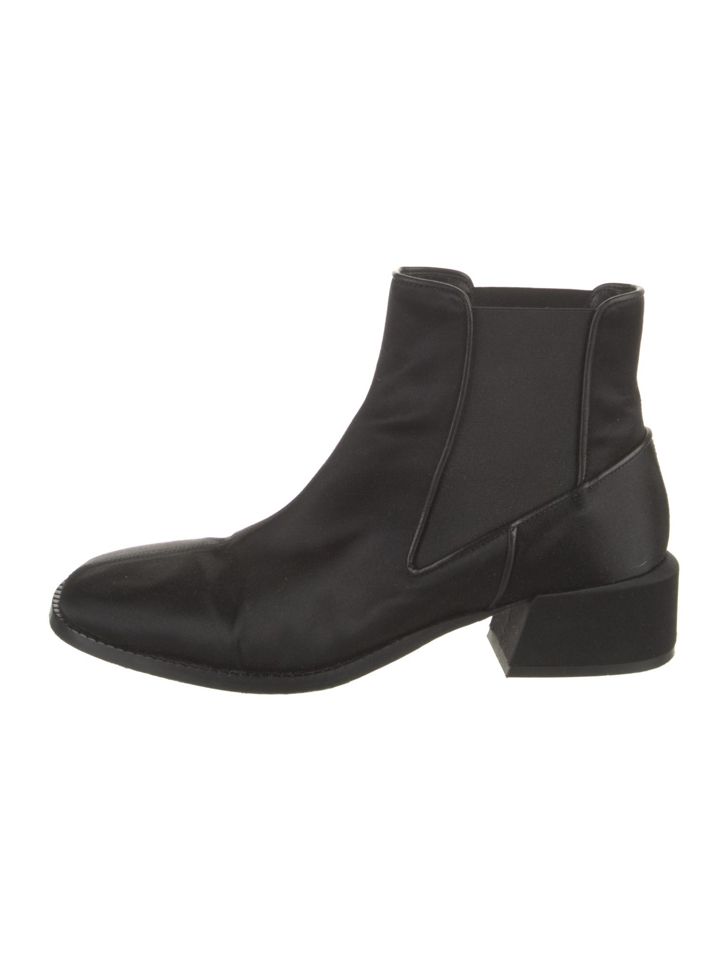 Tibi Satin Chelsea Boots
