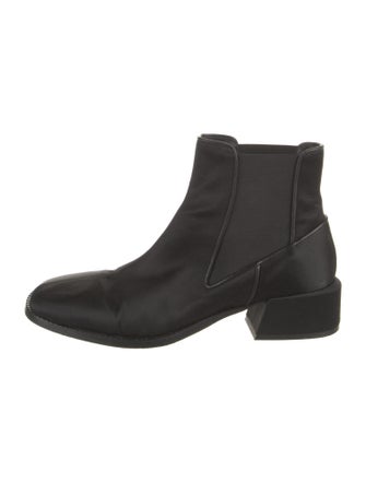 Tibi Satin Chelsea Boots