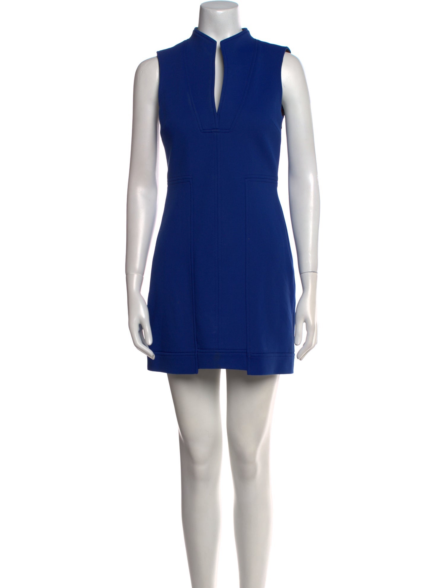 Tibi Mock Neck Mini Dress