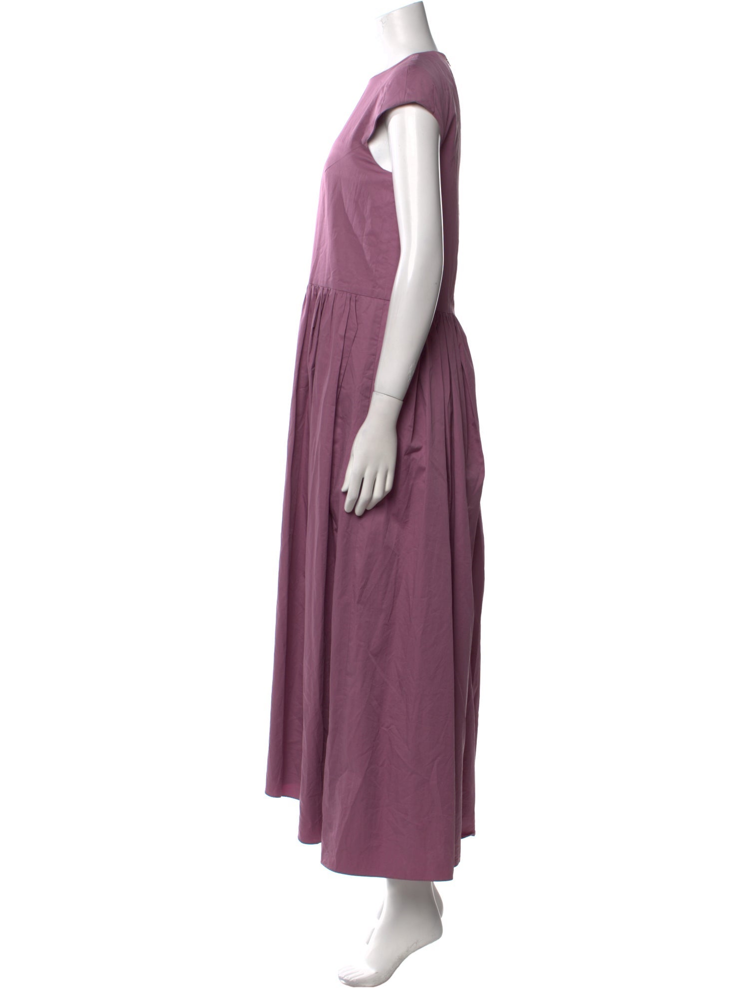 Tibi Crew Neck Long Dress