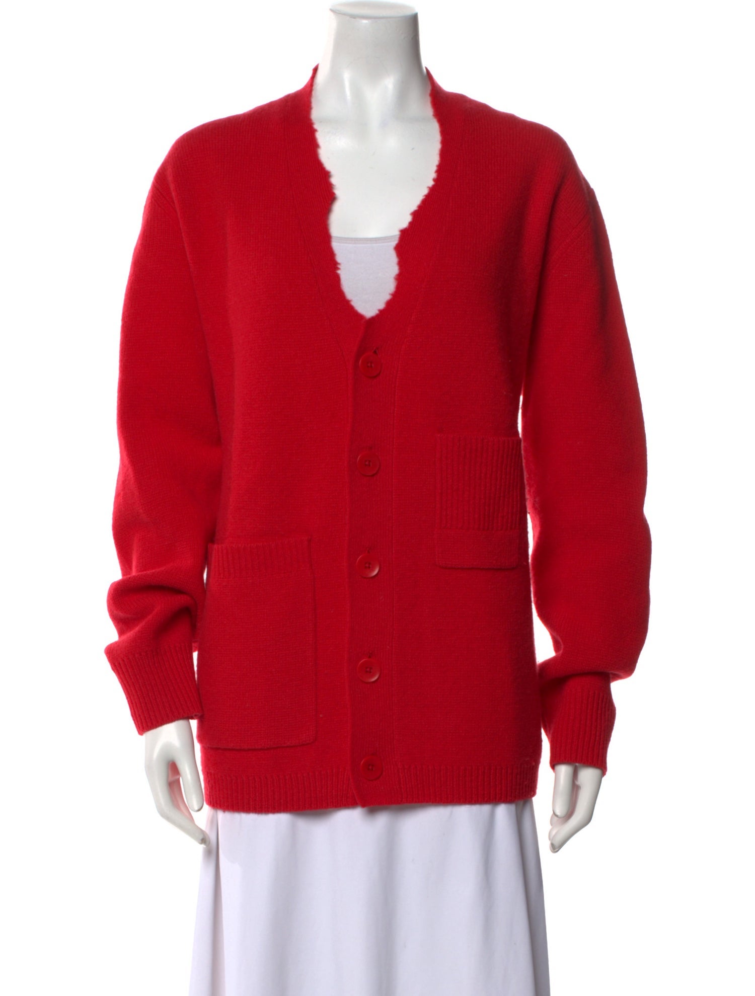 Tibi Lambswool V-Neck Sweater