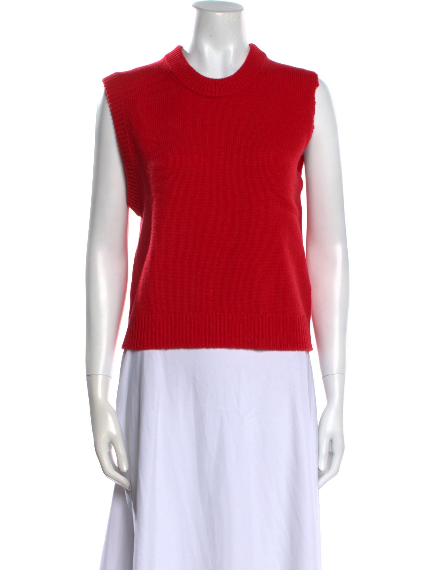 Tibi Lambswool Crew Neck Sweater