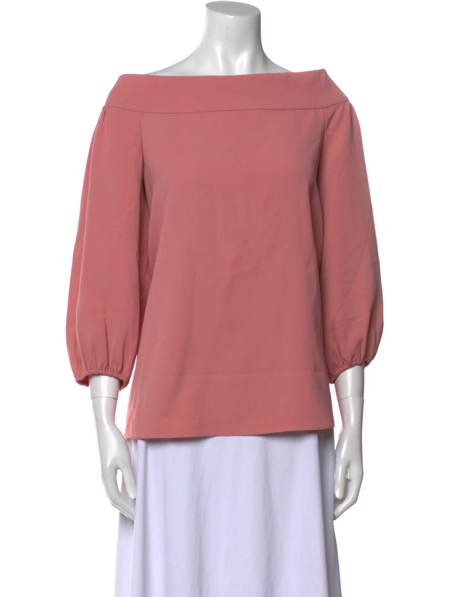 Tibi Bateau Neckline Three-Quarter Sleeve Blouse w/ Tags