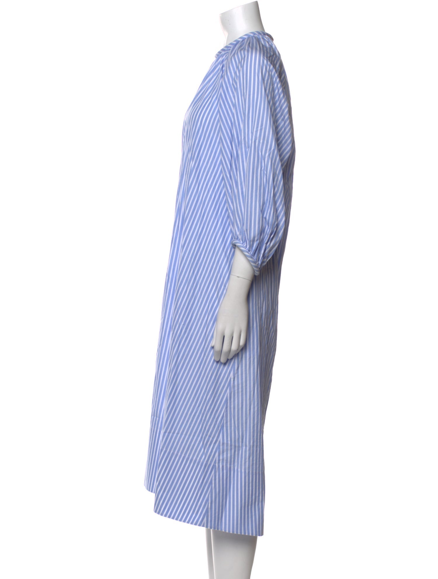 Tibi Striped Midi Length Dress
