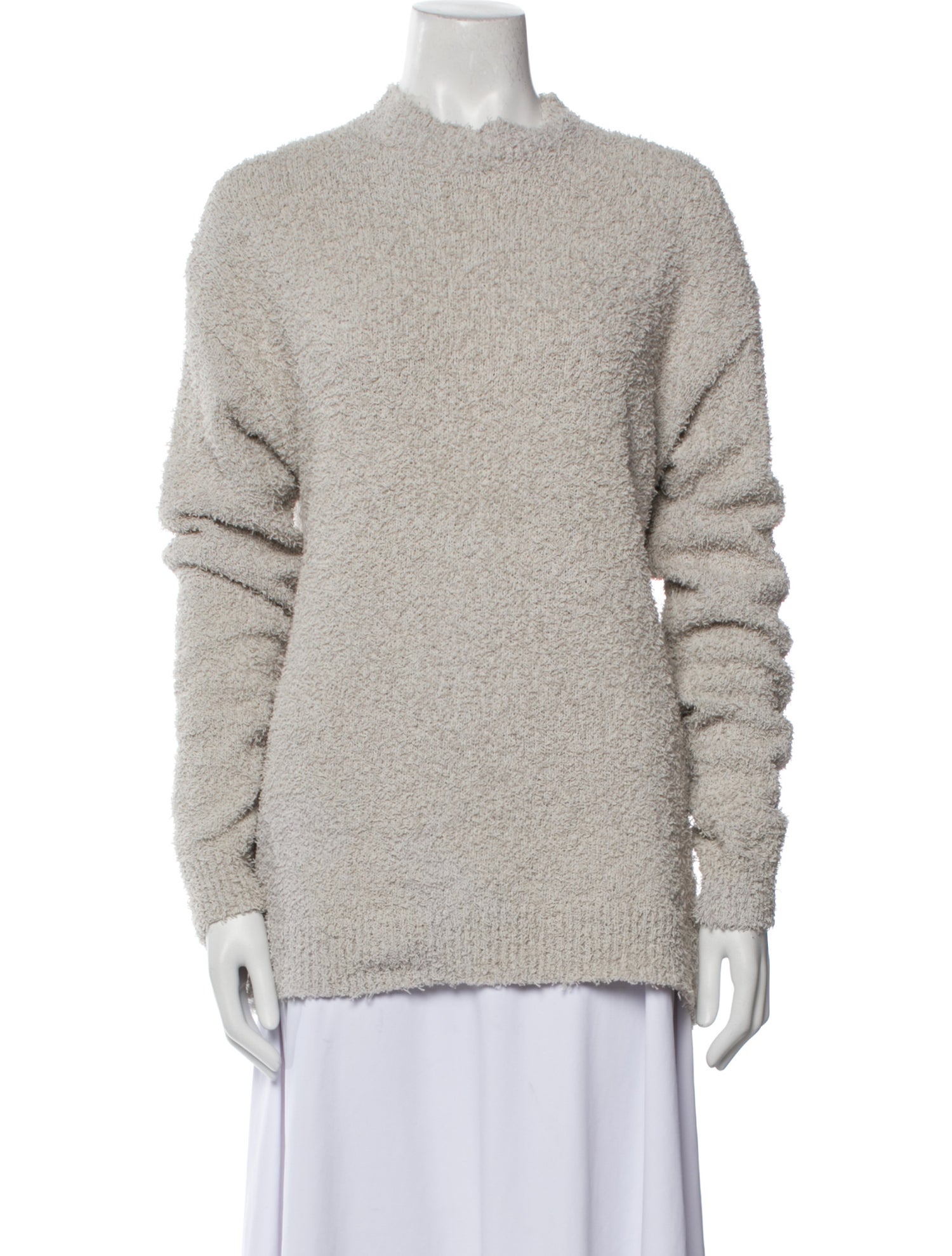 Tibi Serviette Crew Neck Sweater