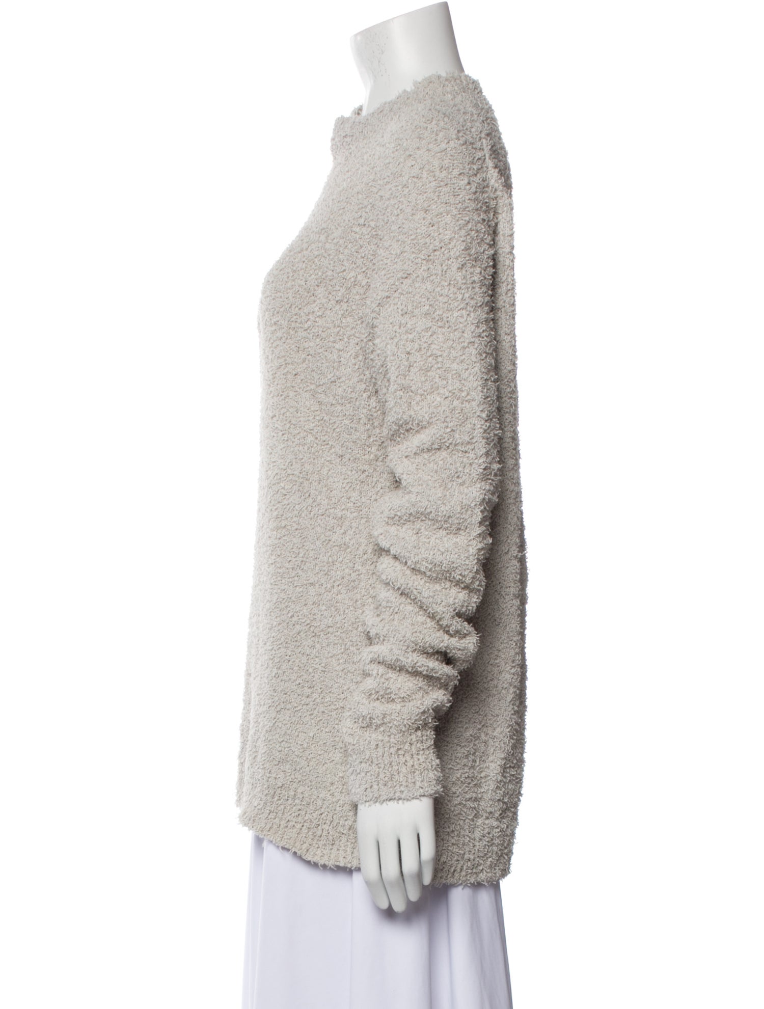 Tibi Serviette Crew Neck Sweater