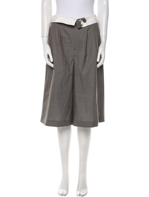 Tibi Virgin Wool Knee-Length Shorts
