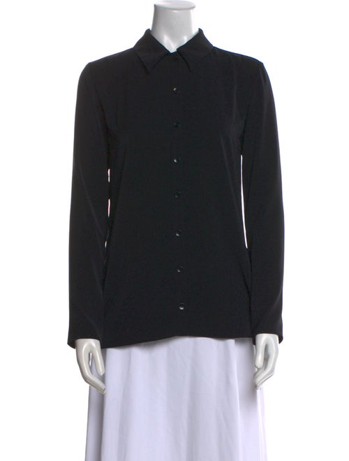 Tibi Long Sleeve Button-Up Top