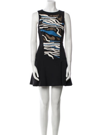 Tibi Printed Mini Dress