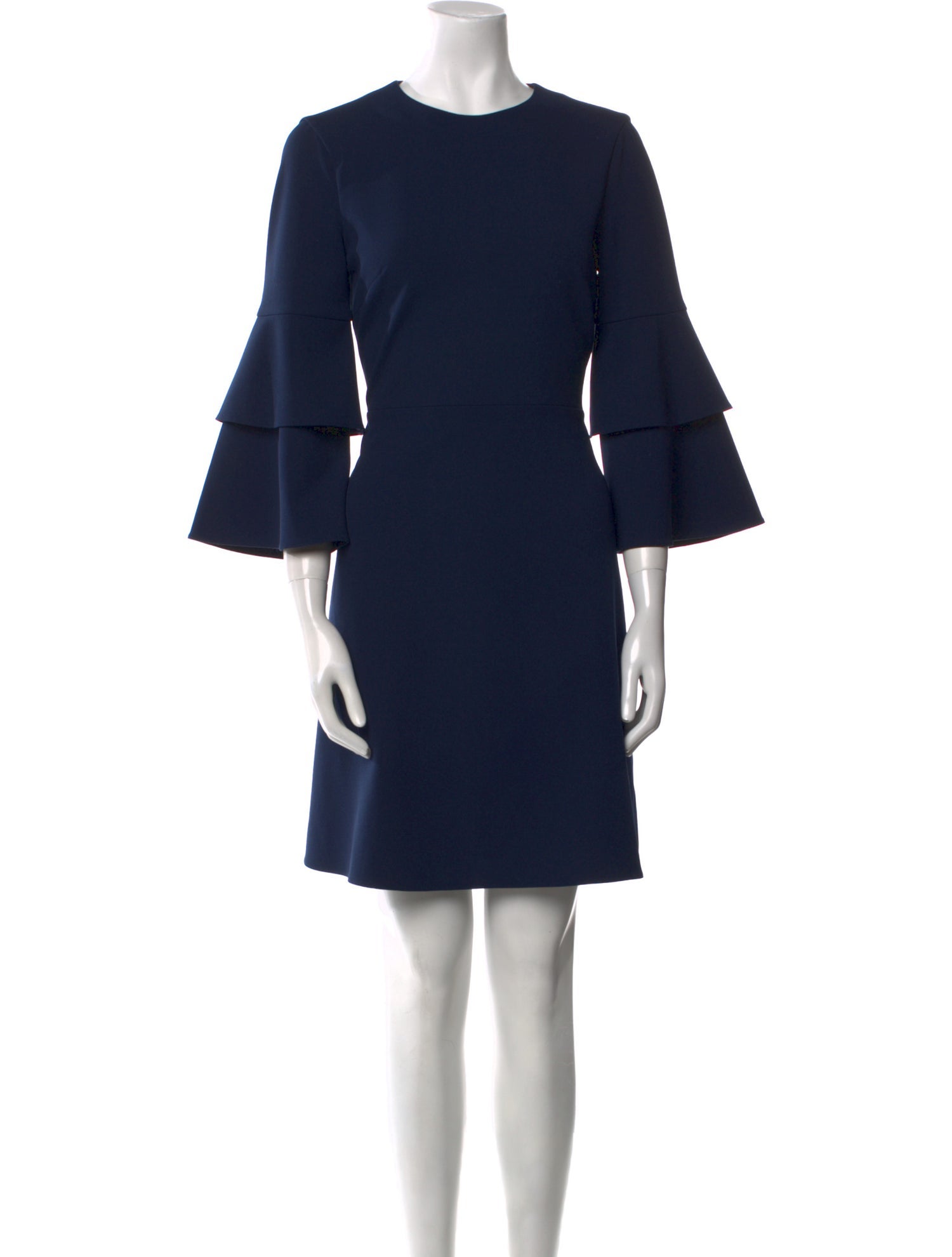 Tibi Crew Neck Mini Dress