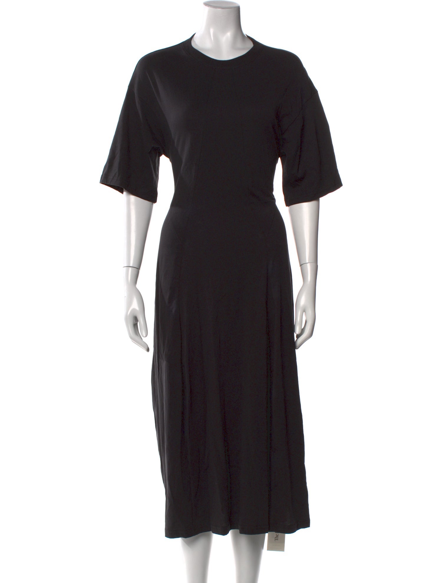 Tibi Crew Neck Midi Length Dress
