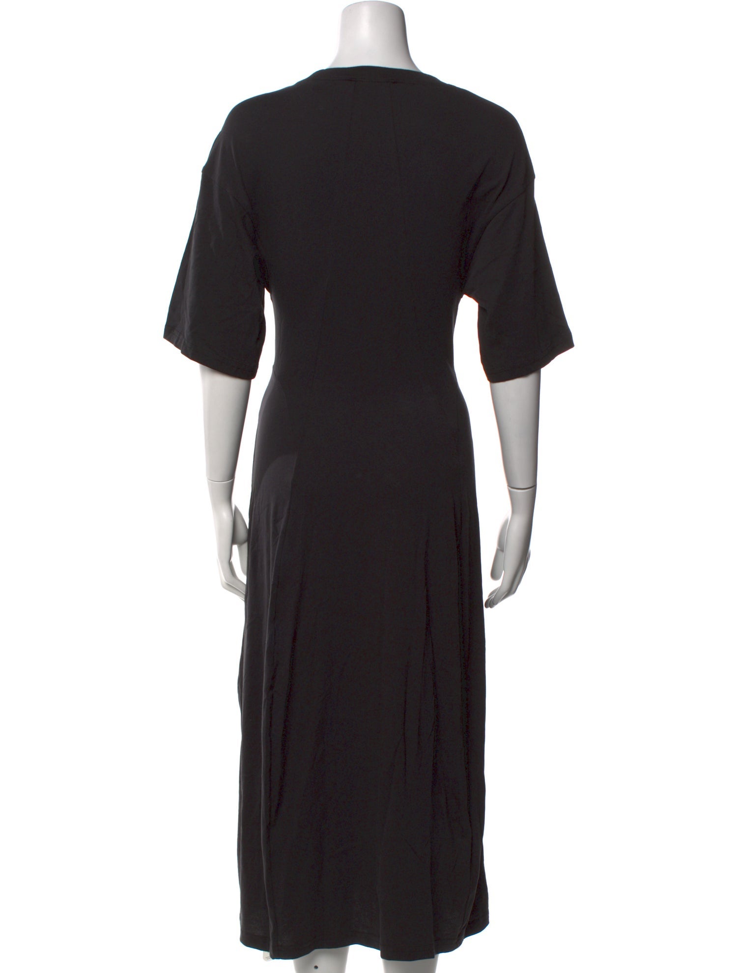 Tibi Crew Neck Midi Length Dress