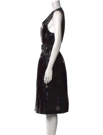 Tibi Printed Midi Length Dress