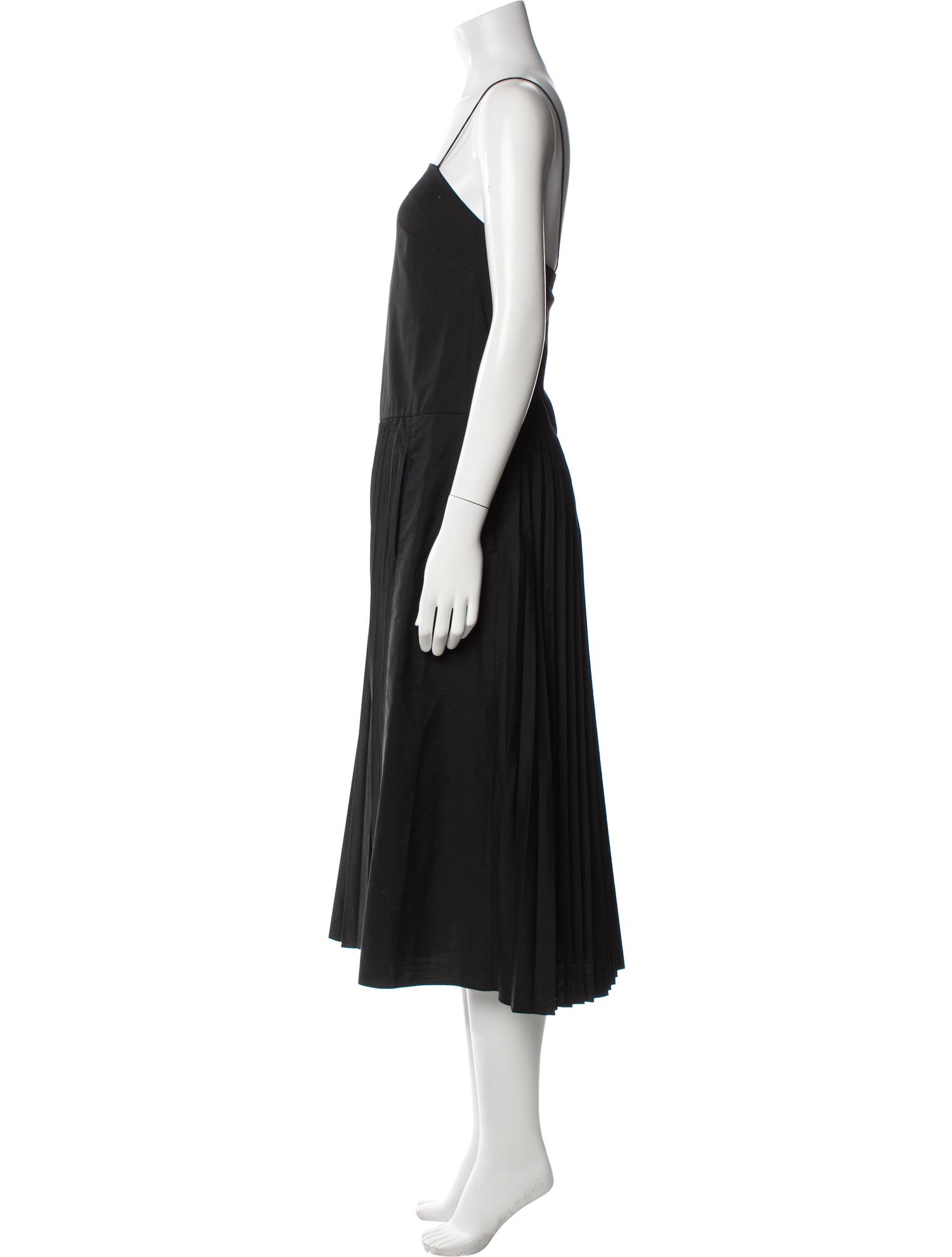 Tibi Square Neckline Long Dress
