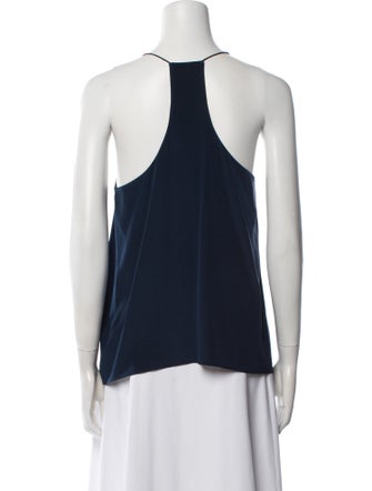 Tibi Silk V-Neck Top