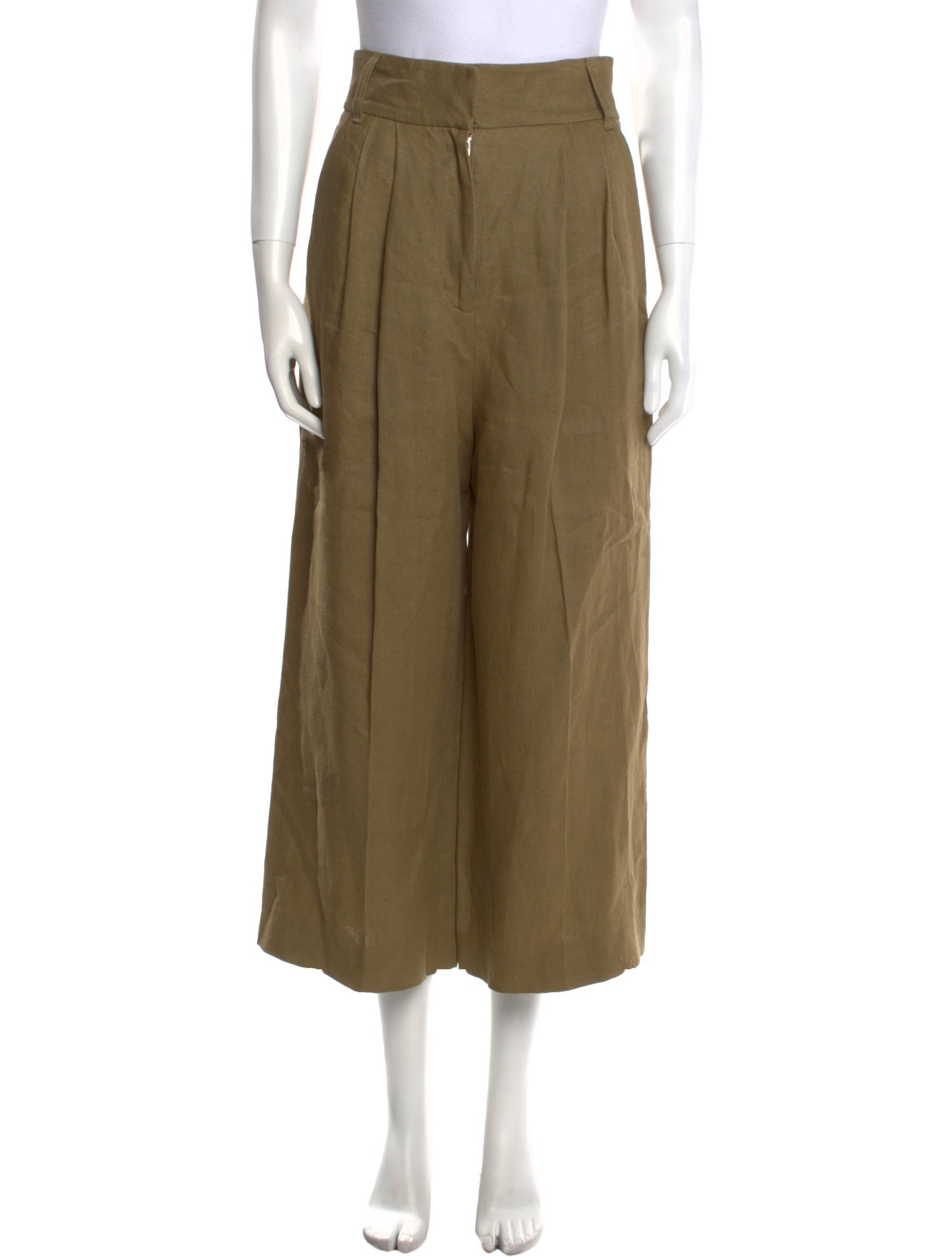 Tibi Linen Wide Leg Pants