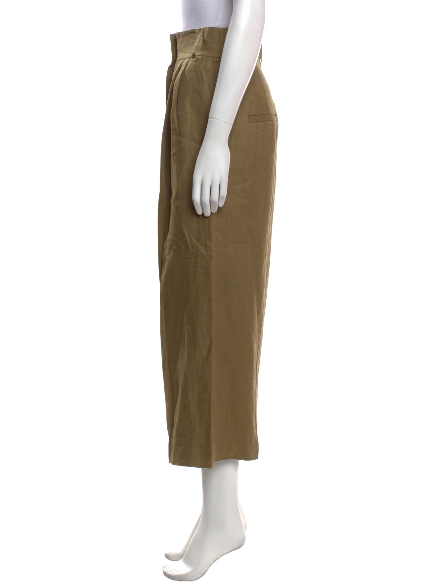 Tibi Linen Wide Leg Pants