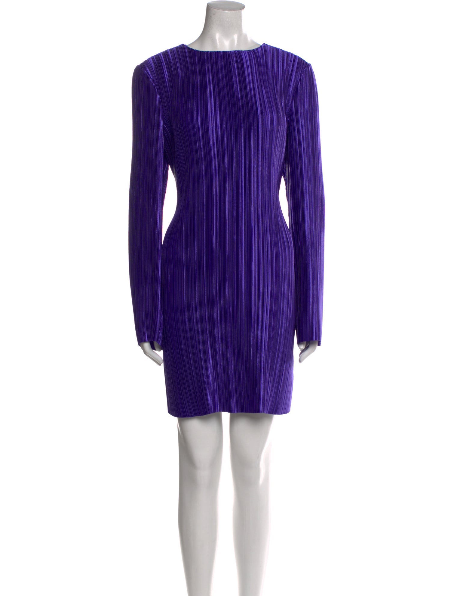 Tibi Bateau Neckline Mini Dress