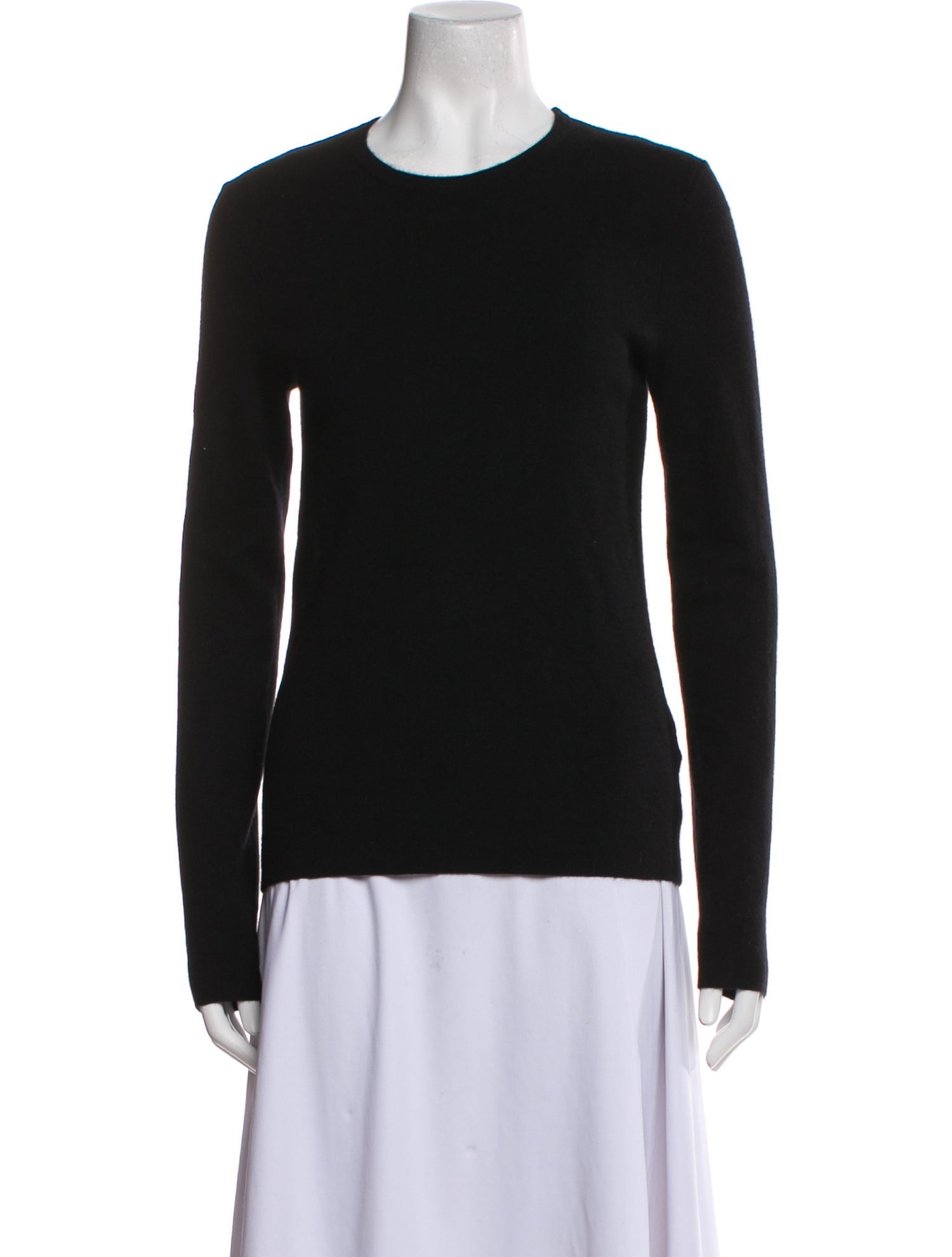 Tibi Cashmere Crew Neck Top