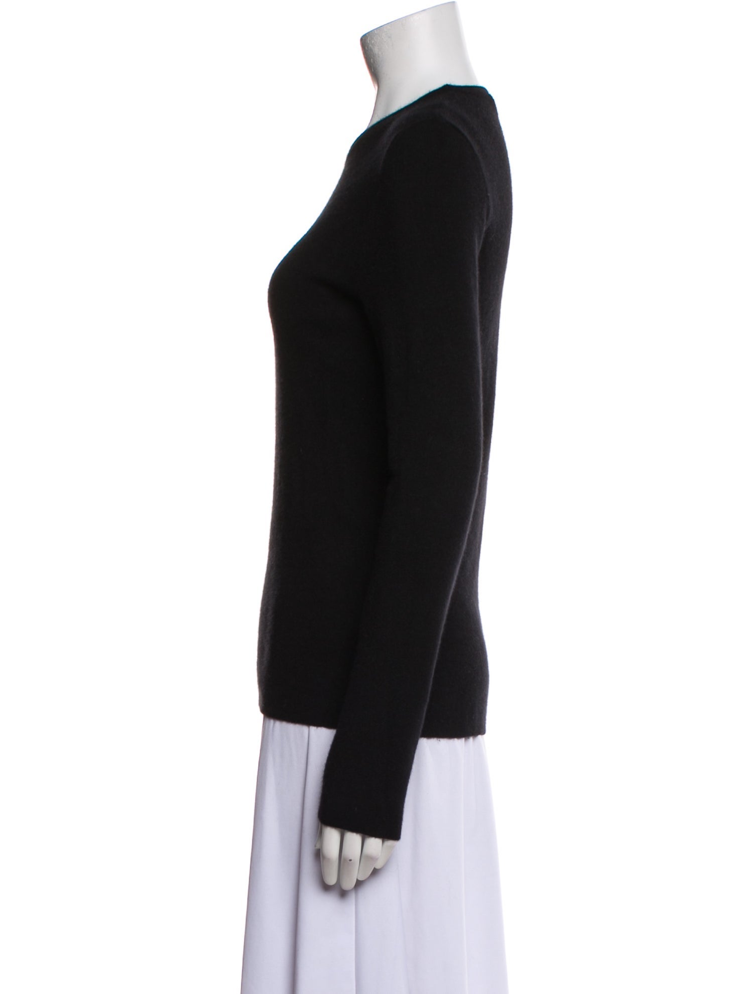Tibi Cashmere Crew Neck Top