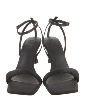 Tibi Satin Crystal Embellishments Flats