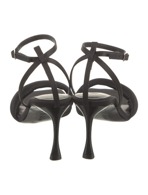 Tibi Satin Crystal Embellishments Flats