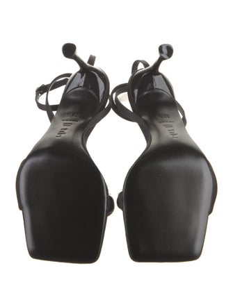 Tibi Satin Crystal Embellishments Flats