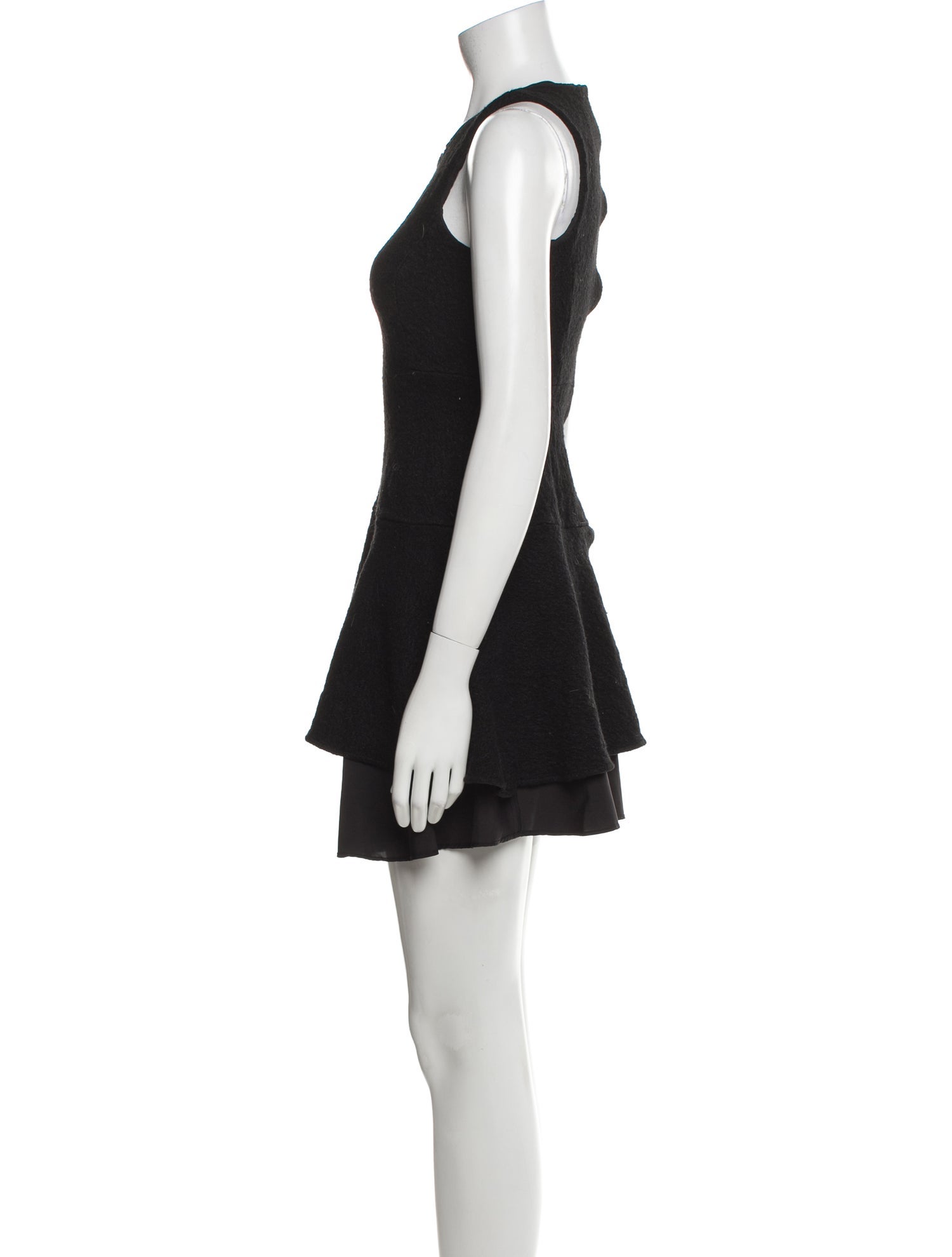 Tibi Scoop Neck Mini Dress