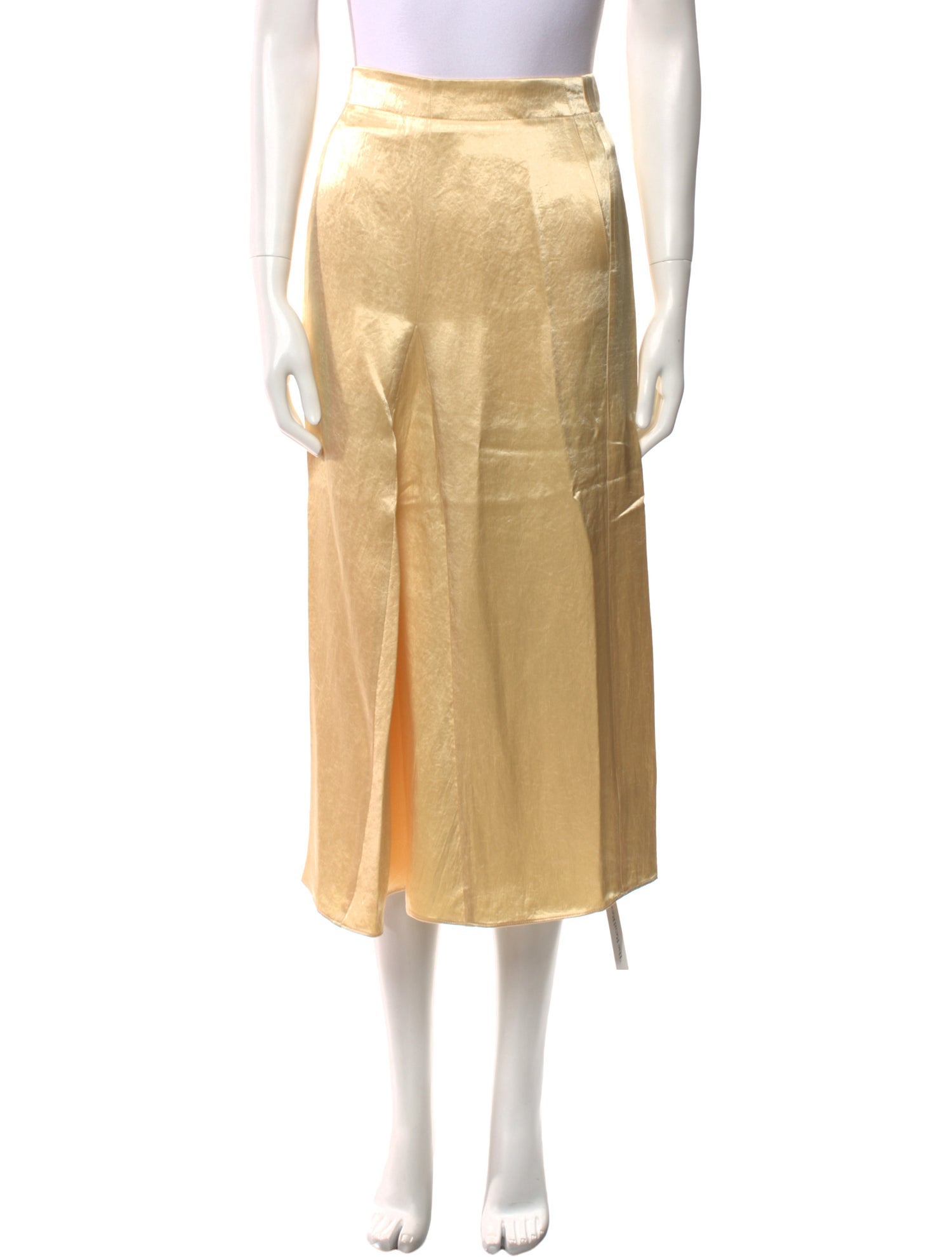 Tibi Satin Midi Length Skirt