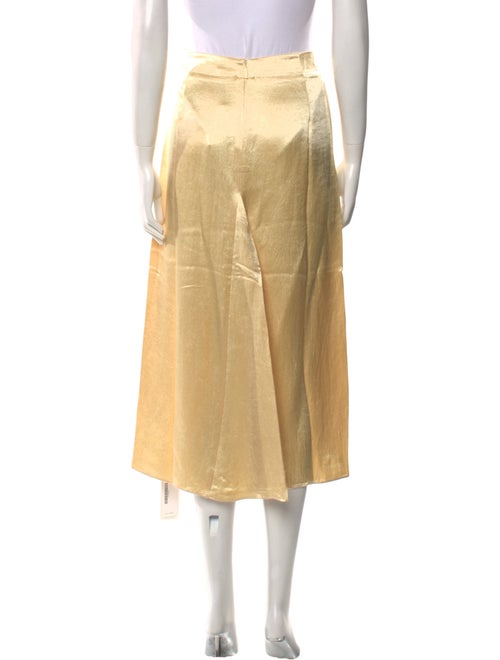 Tibi Satin Midi Length Skirt