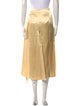 Tibi Satin Midi Length Skirt