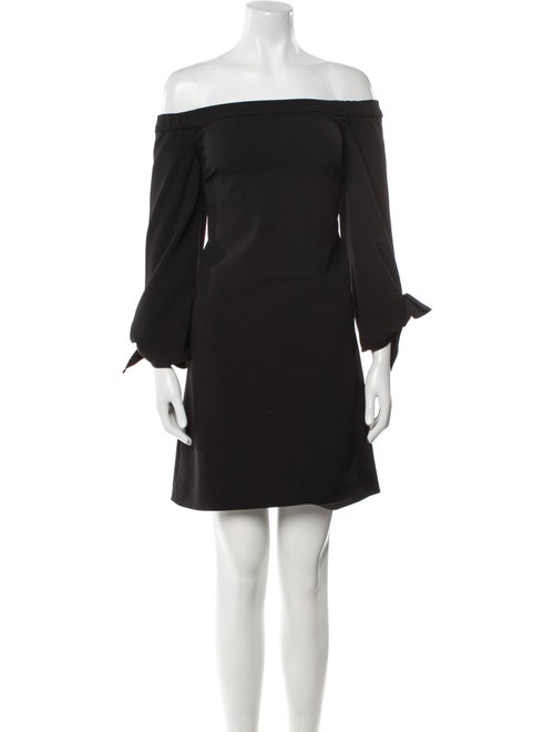 Tibi Off-The-Shoulder Mini Dress