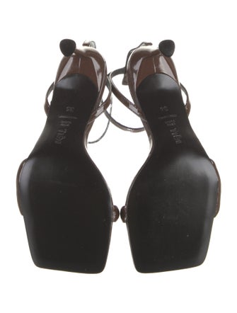 Tibi Patent Leather Sandals