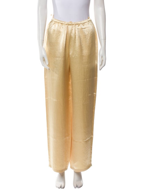 Tibi Satin Wide Leg Pants