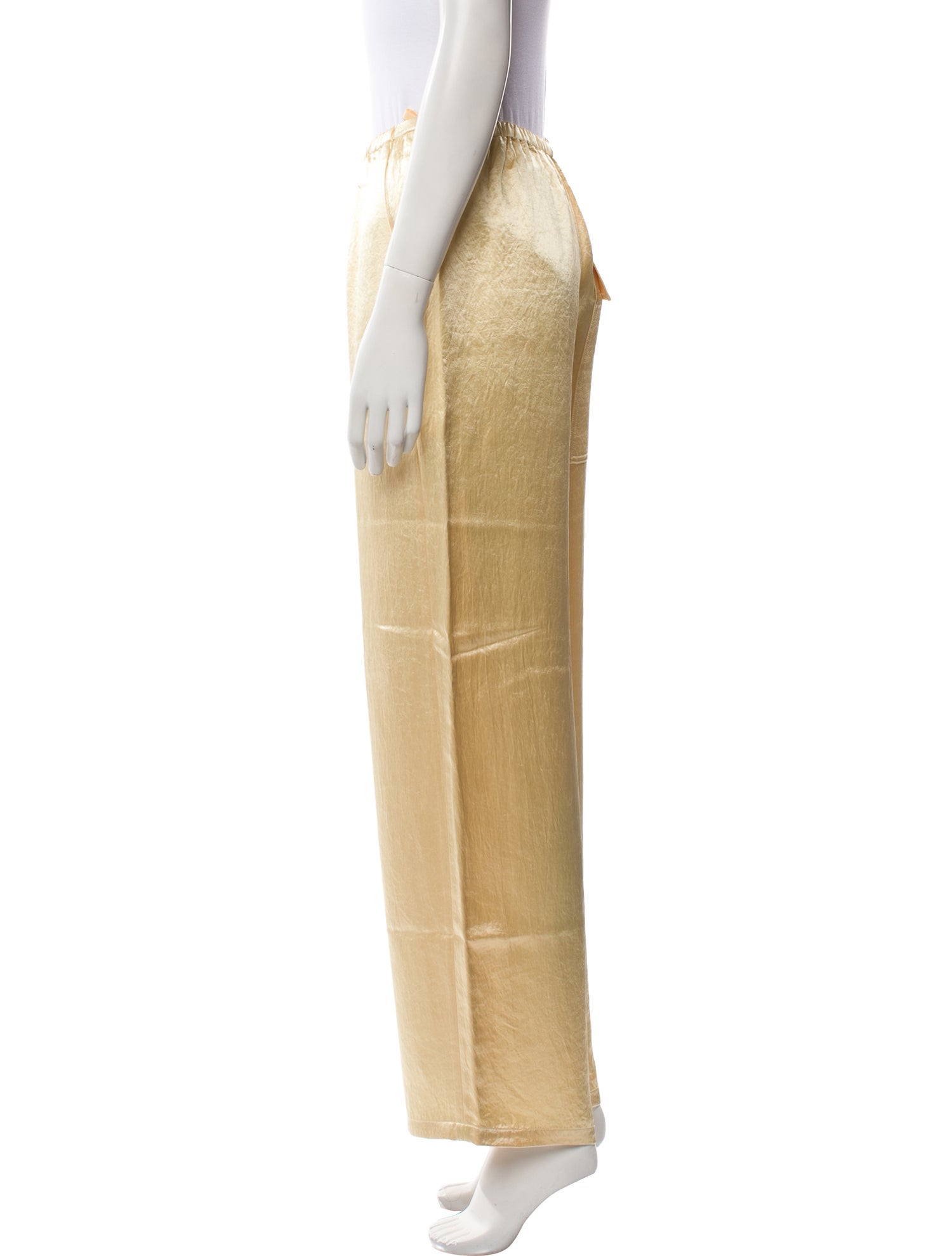 Tibi Satin Wide Leg Pants